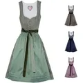 Spieth & Wensky Dirndl Deich Dirndl Dirndl Deich Lange-Dirndl Kleid 2-teiliges Trachtenkleid grün 42/XL