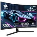 Z-Edge 27 Zoll Curved Gaming Monitor 300Hz (DP) 240Hz (HDMI) 1ms MPRT Full HD 1080P VA Panel 16:9 LED Bildschirm, 250cd/m² Helligkeit, FreeSync, HDR10, DisplayPort1.4 & HDMI2.0, VESA Kompatibel