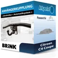 BRINK Anhängekupplung abnehmbar passend für Citroen C4 Coupe 10.2004-12.2006 neu