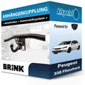 BRINK Anhängekupplung abnehmbar passend für Peugeot 308 Fliessheck 07-11 neu