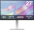 LG Monitor 27US550-W 27 Zoll 4K UHD IPS HDR10 höhenverstellbar HDMI DP Pivot