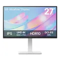 LG 27US550 W AEU ULTRAFINE UHD Pivot Monitor Weiß Schwarz