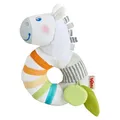 HABA Greifling Zebra – Plüsch-Greifspielzeug für Babys mit Rassel & extra-weichem Stoff – Fördert Sinne & Motorik, für Kinder ab 6 Monaten – 2012339001