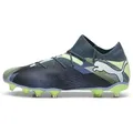 PUMA Future 7 Match FG/AG Fussballschuhe Herren lila 44 - Grün/Blau/Weiß - 44