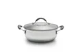 Coolinato Bratpfanne Coolinato Grossraumpfanne 24cm / 3,8l aus Edelstahl – unbeschichtet, (1-tlg)