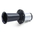 Retro Hupe Fanfare mit Oldtimer Klang Sound Universal Schwarz 12V