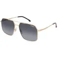 Carrera 333/S Herren-Sonnenbrille Vollrand Eckig Metall-Gestell, gold