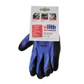 1 Paar ULITH® Montage-Feinstrickhandschuhe mit Nitril-Beschichtung - blau/schwarz - Größe 8