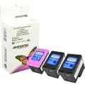 3 kompatible Tinten ersetzt HP 302XL Multipack 2xK 1xCMY