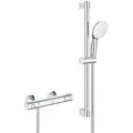 GROHE Grohtherm 800 Thermostat-Brausebatterie mit Brausegarnitur 600 mm - chrom - 34565002