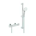 Grohe Thermostat-Brausebatterie Grohtherm 800 Brausegarnitur Duschset 60 cm