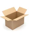 KK Verpackungen Versandkartons 600 x 400 x 400 mm Braun 1-wellig (Innenmaß 594 x 394 x 390 mm) | 10 Stück, Faltkartons Kartons für Versand als DHL Paket Hermes Paketklasse L DPD GLS Paketklasse XL