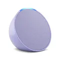 Echo Pop (Neueste Generation) | Kompakter und smarter Bluetooth-Lautsprecher mit vollem Klang und Alexa | Lavendel