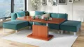 Design Couchtisch Tisch Aston stufenlos höhenverstellbar ausziehbar 120 bis 200cm Esstisch