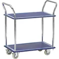 Fetra Hauptartikel 3112 Etagenwagen Stahl pulverbeschichtet Traglast (max.): 120 kg Brillantblau (RAL 5007)