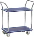 Fetra 3112 Etagenwagen Stahl pulverbeschichtet Traglast (max.): 120kg Brillantblau (RAL 5007)