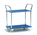 Ganzstahlwagen, Ladefläche 760x495x860mm mit 2 Etagen bis 120kg