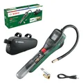 Bosch elektrische Fahrradpumpe/Luftpumpe/Mini Kompressor EasyPump (3,0 Ah Akku; 3,6 Volt; Autostop-Funktion; 150 PSI; 10,3 bar; LED; USB-C®; 3X Adapter; Schnellanschlussstecker; Fahrradtasche)