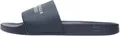 Tommy Hilfiger Herren Badeschuhe Raised Pool Slide mit Logo, Blau (Desert Sky), 42