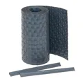 Jardinion Sichtschutzstreifen Rattan Optik 250 x 19cm Anthrazit inkl. 2 Befestigungsclips Sichtschutz Rattan, Balkon Sichtschutz, Terrassen- und Gartenzaun Sichtschutz