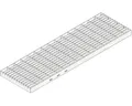 Hauraton Gitterrost verzinkt 500 mm x 30 mm x 10 mm