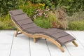 MX Gartenliege Capri natur Rattan Sonnenliege Relaxliege Poolliege Wellnesliege