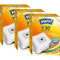 SWIRL Staubsaugerbeutel Y 30 EcoPor für Rowenta Moulinex 3er-Pack 12 Beutel