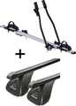 Fahrradträger SAGITTAR + Dachträger VDP Stahl kompatibel mit für Alfa Romeo 147 3 Türer 2000-2010