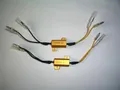SHIN YO Leistungswiderstand für LED Blinker 6,8 Ohm 25 W mit Kabel (Paar)