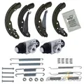 ATEC BREMSBACKEN TROMMELBREMSE + ZUB + RADBREMSZYLINDER HINTEN FÜR VW CADDY 2