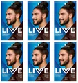 6x Schwarzkopf Live Men Colour Intense Permanent Colouration "880 Espressobraun"