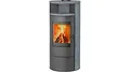 THERMIA Kaminofen München, Naturstein, 7 kW, Dauerbrand, Automatik grau
