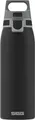 SIGG Trinkflasche Shield ONE Black 1L | Edelstahl 18/8 | Auslaufsicher | BPA-frei | Für Kohlensäure | Schwarz