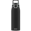 Shield One Black Trinkflasche (1.0 L), schadstofffreie und auslaufsichere Trinkf