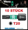 10 STÜCK WERA Bit IMPAKTOR DC T20 Länge 25 mm - diamantbeschichtet = sehr robust