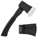 Beil 835 g Stahl Schwarz Holster Outdoor Axt Camping Bushcraft Tasche Survival
