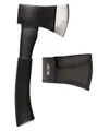 Mil-Tec Vollstahl Axt Beil Camping mit Kopftasche schwarz Neu