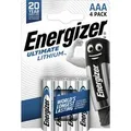 Energizer Batterie Ultimate Lithium AAA Micro 4 Stück