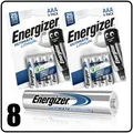 8x Energizer Ultimate Lithium AAA-Batterien (8 Stück)