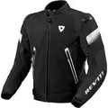 Revit Control Air H2O, Textiljacke wasserdicht - Schwarz/Weiß - L