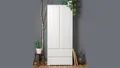 Mehrzweckschrank Hochkommode Schrank Garderobenschrank Blanc 7 80x191 cm