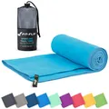 Mikrofaser Handtuch  kompakte Microfaser Handtücher  ideal als Sporthandtuch,...
