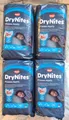 4x HUGGIES Pants Dry Nites Pyjama Pants 4 - 7 Jahre 17 - 30 Kg 40 Stück Drynites