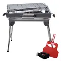 Grillpeter Holzkohlegrill Mangal Iskander Schaschlikgrill Edelstahl mit Grillrost
