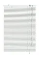 Gardinia Jalousie "Aluminium-Jalousie 25 mm" Gr. 1, weiß, 130cm, einseitig verschiebbar, 60cm