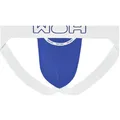 WOH Herren Jockstrap - Sexy Fun, Basic Slip, Logo, Baumwoll-Stretch, einfarbig Blau L