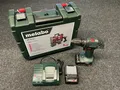 Metabo 602207880 BS18 Li-Ion Akku-Bohrschrauber-Set Akkuschrauber mit 2x Akkus