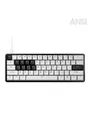 Pulsar PCMK 3 HE 60 (ANSI) - Gaming Tastaturen - ohne Numpad - Englisch (US) - Weiss