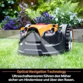 Lawnmaster OcuMow16 M?hroboter kabellos fš1r Rasenfl?chen bis zu 200 ©O Hindernisvermeidung Ger?uscharmer M?hroboter ohne Begrenzungskabel VBRM1...