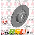 2x Zimmermann Bremsscheibe FORMULA F 150.2921.32 Höhe 66 mm Lochkreis 120 mm